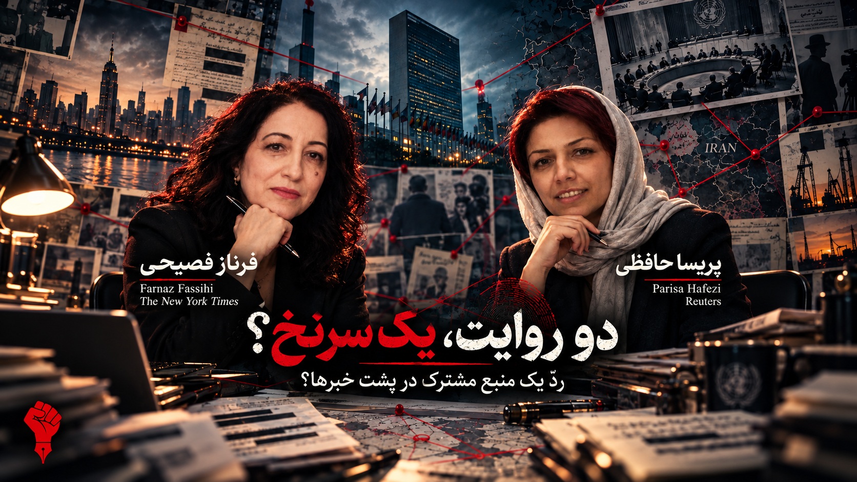 دو خبرنگار، دو رسانه؛ اما یک خط خبری؟